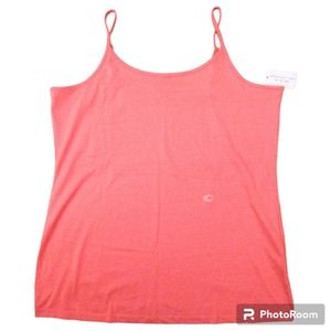 NWT Christopher and Banks Tank Top Salmon color Size XL